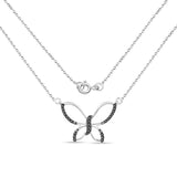 0.27 Carat Genuine Black Diamond .925 Sterling Silver Pendant