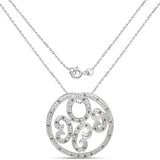 0.22 Carat Genuine Brown Diamond .925 Sterling Silver Pendant
