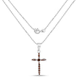 0.22 Carat Genuine Red Diamond .925 Sterling Silver Pendant