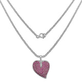 5.00 Carat Genuine Ruby Sterling Silver Pendant