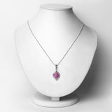 1.26 Carat Genuine Ruby .925 Sterling Silver Pendant