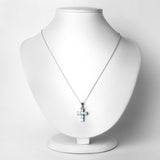 1.92 Carat Genuine Blue Topaz .925 Sterling Silver Pendant