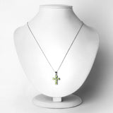 1.44 ct. Genuine Peridot .925 Sterling Silver Pendant