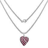 3.68 Carat Genuine Ruby .925 Sterling Silver Pendant