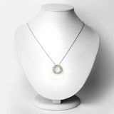 1.40 Carat Genuine Citrine .925 Sterling Silver Pendant