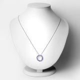 1.4 ct. Genuine Tanzanite .925 Sterling Silver Pendant