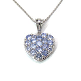 1.72 Carat Genuine Tanzanite .925 Sterling Silver Pendant