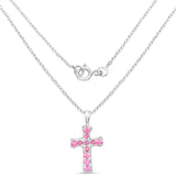 2.55 Carat Genuine Ruby .925 Sterling Silver Pendant