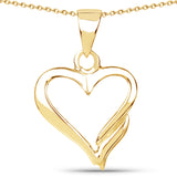 14K Yellow Gold Plated 3.10 Grams .925 Sterling Silver Pendant