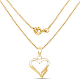 14K Yellow Gold Plated 3.10 Grams .925 Sterling Silver Pendant