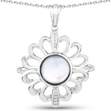 3.28 Carat Genuine Pearl .925 Sterling Silver Pendant