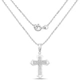 0.28 Carat Genuine White Diamond Brass Pendant