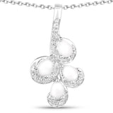 0.60 Carat Genuine Opal .925 Sterling Silver Pendant