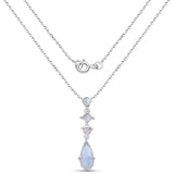 3.54 Carat Genuine Labradorite .925 Sterling Silver Pendant