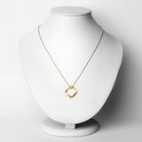 18K Yellow Gold Plated 0.03 Carat Genuine Red Diamond .925 Sterling Silver Pendant