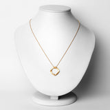 18K Yellow Gold Plated 0.03 Carat Genuine Yellow Diamond .925 Sterling Silver Pendant