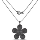 4.92 Carat Genuine Black Spinel .925 Sterling Silver Pendant
