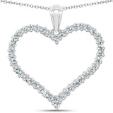 2.10 Carat Genuine Blue Topaz .925 Sterling Silver Pendant
