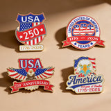 Heritage 250 Commemorative Pin, USA 2026 Independence Day