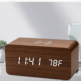 Aura Digital Hub Wireless Charging + LED Alarm Clock and Tempreture