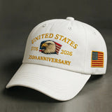 Legacy 250 Embroidered Commemorative Cap for Everyone