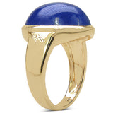 19.80 Carat Tanzanite 14K Yellow Gold Ring