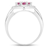 1.54 ct Genuine Ruby .925 Sterling Silver Ring