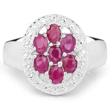 1.54 ct Genuine Ruby .925 Sterling Silver Ring