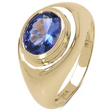1.88 ct. Tanzanite 10K Yellow Gold Ring