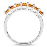 2.45 Carat Genuine Citrine .925 Sterling Silver Ring