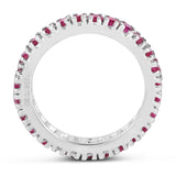 2.16 Carat Genuine Ruby .925 Sterling Silver Ring