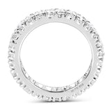 2.16 Carat Genuine White Topaz .925 Sterling Silver Ring