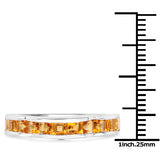1.65 ct. Genuine Citrine .925 Sterling Silver Ring
