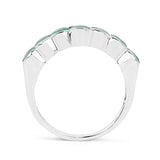 1.19 Carat Genuine Emerald .925 Sterling Silver Ring