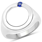 0.07 Carat Genuine Kyanite .925 Sterling Silver Ring