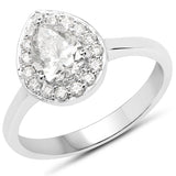 14K White Gold 1.05 Carat Genuine White Diamond Ring