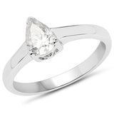 14K White Gold 0.72 Carat Genuine White Diamond Ring