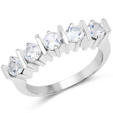 1.53 Carat Genuine Blue Topaz .925 Sterling Silver Ring