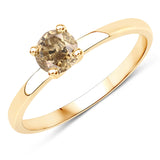 0.50 ct. Genuine LB Diamond 14K Yellow Gold Ring