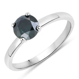 1.08 Carat Genuine Blue Diamond 14K White Gold Ring