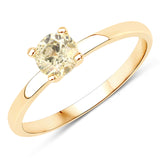 0.50 carat Genuine LB Diamond 14K Yellow Gold Ring