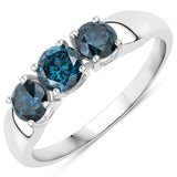 1.03 carat Blue Diamond 14K White Gold Ring