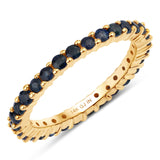 1.38 ct Genuine Blue Sapphire 14K Yellow Gold Ring