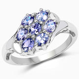 1.19 ct. Tanzanite .925 Sterling Silver Ring