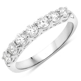 0.77 Carat Genuine Lab Grown Diamond 14K White Gold Ring