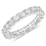 2.10 Carat Genuine Lab Grown Diamond 14K White Gold Ring
