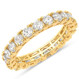 2.10 Carat Genuine Lab Grown Diamond 14K Yellow Gold Ring