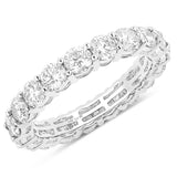 3.04 Carat Genuine Lab Grown Diamond 14K White Gold Ring