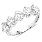 2.00 Carat Genuine Lab Grown Diamond 14K White Gold Ring