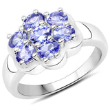 1.19 ct. Tanzanite .925 Sterling Silver Ring